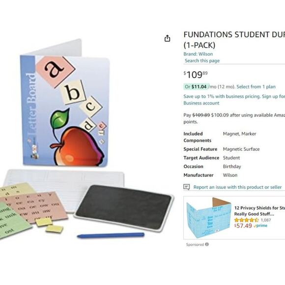 FUNDATIONS STUDENT DURABLES 2 (1-PACK) by Wilson Language Training - Picture 2 of 6